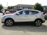 USED 2014 14 NISSAN QASHQAI 1.5 DCI TEKNA 5d 108 BHP Finished in BLADE SILVER METALLIC with contrasting EBONY BLACK HEATED SEATS. The Qashqai is one of the best selling SUV's around at the moment. This Top of the range edition is comfy, easy to drive and has enough space for 5 adults. Features include, Full heated leather, Sat Nav, Pan Roof, AUTO PARKING, 360 Reverse Cameras, B/Tooth and much more. Dealer serviced at 7539 miles, 18352 miles, 30854 miles and at 56703 miles.