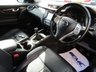 USED 2014 14 NISSAN QASHQAI 1.5 DCI TEKNA 5d 108 BHP Finished in BLADE SILVER METALLIC with contrasting EBONY BLACK HEATED SEATS. The Qashqai is one of the best selling SUV's around at the moment. This Top of the range edition is comfy, easy to drive and has enough space for 5 adults. Features include, Full heated leather, Sat Nav, Pan Roof, AUTO PARKING, 360 Reverse Cameras, B/Tooth and much more. Dealer serviced at 7539 miles, 18352 miles, 30854 miles and at 56703 miles.