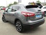 USED 2017 17 NISSAN QASHQAI 1.5 DCI TEKNA 5d 108 BHP Finished in GUN METAL GREY METALLIC with contrasting EBONY BLACK HEATED SEATS. The Qashqai is one of the best selling SUV's around at the moment. This Top of the range edition is comfy, easy to drive and has enough space for 5 adults. Features include, Full heated leather, Sat Nav, Pan Roof, 360 Reverse Cameras, DAB, B/Tooth and much more. Dealer serviced at 16502 miles, 21922 miles and on arrival at 29330 miles. Comes with 12 months MOT.