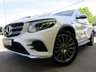 USED 2018 18 MERCEDES-BENZ GLC-CLASS 2.1 GLC 250 D 4MATIC AMG LINE PREMIUM 5d 201 BHP Finished in POLAR WHITE  with contrasting EBONY HEATED ELECTRIC LEATHER trim. This Top of the Range GLC is an upmarket SUV with a quality interior and plenty of space inside. This SUV has arguably the poshest feeling cabin in its class. It has great Interior space and a generous size boot. Features include 20" Alloys, Pan Roof, Sat Nav, Heated Leather, DAB, B/Tooth, Rear View Camera, Power Boot and much more. Mercedes Dealer serviced at 16508 miles, 22794 miles and on arrival at 26078 miles
