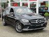 USED 2017 67 MERCEDES-BENZ GLC-CLASS 2.1 GLC 250 D 4MATIC AMG LINE 5d 201 BHP Finished in OBSIDIAN BLACK  with contrasting EBONY HEATED LEATHER trim. This GLC is an upmarket SUV with a quality interior and plenty of space inside. This SUV has arguably the poshest feeling cabin in its class. It has great Interior space and a generous size boot. Other features include Sat Nav, Full Heated Leather, DAB Radio, B/Tooth, Rear View Camera, Power Boot and much more. Dealer serviced at 34255 miles, 51117 miles and on arrival at 59487 miles.