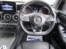 USED 2017 67 MERCEDES-BENZ GLC-CLASS 2.1 GLC 250 D 4MATIC AMG LINE 5d 201 BHP Finished in OBSIDIAN BLACK  with contrasting EBONY HEATED LEATHER trim. This GLC is an upmarket SUV with a quality interior and plenty of space inside. This SUV has arguably the poshest feeling cabin in its class. It has great Interior space and a generous size boot. Other features include Sat Nav, Full Heated Leather, DAB Radio, B/Tooth, Rear View Camera, Power Boot and much more. Dealer serviced at 34255 miles, 51117 miles and on arrival at 59487 miles.