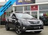 USED 2015 15 TOYOTA RAV4 2.2 D-4D INVINCIBLE 5d 150 BHP Finished in DECUMA GREY METALLIC with Heated Leather. This Rav4 is a roomy family car with a spacious and well laid out interior. It has plenty of high spec and with its adjustable rear seats makes it very versitile. Features include Sat Nav, DAB Radio, B/Tooth, Power rear Boot, Rear View Camera,18" Alloys, Front and rear parking sensors and much more. Burrows Doncaster Dealer serviced at 10366 miles, 20093 miles, 30136 miles, 40404 miles, 50412 miles and at 55126 miles. 12 Months MOT
