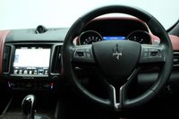 USED 2018 18 MASERATI LEVANTE 3.0 D V6 GRANLUSSO 4WD 5DR  AUTO 271 BHP FULL MAIN DEALER SERVICE HISTORY + HEATED HALF LEATHER SEATS + SATELLITE NAVIGATION + REVERSING CAMERA + PARKING SENSOR + BLUETOOTH + CRUISE CONTROL + CLIMATE CONTROL + MULTI FUNCTION WHEEL + ELECTRIC/MEMORY FRONT SEATS + PRIVACY GLASS + XENON HEADLIGHTS + DAB RADIO + AUX/USB PORTS + ELECTRIC WINDOWS + ELECTRIC/HEATED/FOLDING DOOR MIRRORS + 21 INCH ALLOY WHEELS