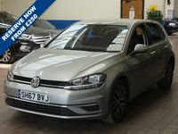 USED 2018 67 VOLKSWAGEN GOLF 1.4 SE NAVIGATION TSI BLUEMOTION TECHNOLOGY 5d 124 BHP SAT NAV GENUINE LOW MILEAGE