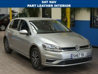 USED 2018 67 VOLKSWAGEN GOLF 1.4 SE NAVIGATION TSI BLUEMOTION TECHNOLOGY 5d 124 BHP SAT NAV GENUINE LOW MILEAGE