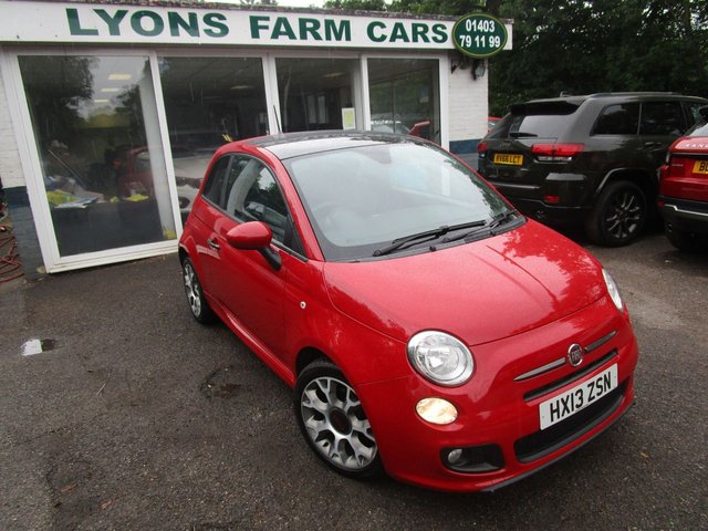 2013 13 Fiat 500 0.9 S (SPORT) TWINAIR 3d 85 BHP *SUNROOF + 16