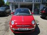 USED 2013 13 FIAT 500C 1.2 CONVERTIBLE LOUNGE 3d 69 BHP *Optional extra 16" Alloy Wheels + Rear Parking Sensors + Automatic Climate Control* Excellent Service History + Just Serviced, Two Previous Owners, NEW MOT, Great fuel economy! Only &pound;30 Road Tax!