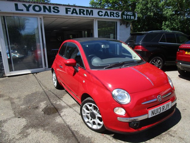 2013 13 Fiat 500c 1.2 CONVERTIBLE LOUNGE 3d 69 BHP