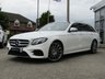 USED 2018 67 MERCEDES-BENZ E-CLASS 3.0 E 350 D AMG LINE PREMIUM 5d 255 BHP Finished in POLAR WHITE with contrasting Electric Memory Black Heated Leather interior. This stylish comfortable and classy looking Estate offers loads of room and most importantly economy and performance with its punchy 255 BHP. Extras include Premium Pack, Sat Nav,  Panoramic Roof, Electric Boot, 20" AMG alloys, B/Tooth, Rear View Camera, Front and Rear Park Sensors, Electric Heated Leather, Rear Heated Seats and much more. JCT600 Dealer Serviced at 9210 miles, 15621 miles and at 31185 miles