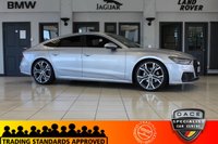 USED 2019 19 AUDI A7 3.0 SPORTBACK TDI QUATTRO S LINE 5d AUTO 282 BHP FINISHED IN A STUNNING METALLIC SILVER, COMPLIMENTED WITH BLACK HEATED HALF LEATHER AND SUEDE SEATS WITH ELECTRIC ADJUSTMENT AND MEMORY PROGRAMME + 1 OWNER FROM NEW, COMES WITH A FULL AUDI SERVICE HISTORY AND THE BALANCE OF AUDI'S MANUFACTURERS WARRANTY UNTIL MARCH 2022 + A SIMPLY OUTSTANDING EXAMPLE + AUDI VIRTUAL COCKPIT DIGITAL DASH DISPLAY +  MMI NAV PLUS SATELLITE NAVIGATION + REVERSE CAMERA + APPLE CARPLAY AND ANDROID AUTO + AUTOMATIC BI XENON HEADLIGHTS + 21 INCH ALLOY WHEELS