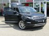 USED 2015 64 LAND ROVER RANGE ROVER EVOQUE 2.2 SD4 PURE TECH 5d 190 BHP Finished in SANTORINI BLACK MET with contrasting BLACK HEATED LEATHER Trim. This Evoque comes from one of the most desirable brands on the market today. It is great looking, Fun to drive and comfortable SUV has features which include, Panoramic Roof, Sat Nav, Rear Sensors, 20" ALLOYS, DAB, Meridian Speakers, Cruise Control, HEATED LEATHER SEATS, and Tinted Windows. Dealer serviced at 37643 miles, 47125 miles and at 56110 miles.