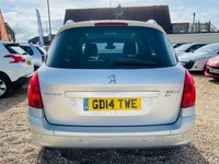 USED 2014 14 PEUGEOT 308 1.6 E-HDI SW ACTIVE NAVIGATION VERSION 5d 115 BHP 1 owner from new with a FSH from Peugeout