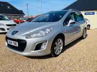 USED 2014 14 PEUGEOT 308 1.6 E-HDI SW ACTIVE NAVIGATION VERSION 5d 115 BHP 1 owner from new with a FSH from Peugeout