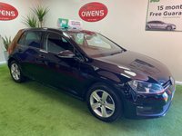 USED 2015 64 VOLKSWAGEN GOLF 1.6 MATCH TDI BLUEMOTION TECHNOLOGY DSG 5d 103 BHP 1 COMPANY OWNER, FULL MAIN DEALER