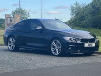 USED 2017 17 BMW 4 SERIES 2.0 420D M SPORT GRAN COUPE 4d 188 BHP Ivory Heated Leather Prof Nav