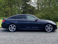 USED 2017 17 BMW 4 SERIES 2.0 420D M SPORT GRAN COUPE 4d 188 BHP Ivory Heated Leather Prof Nav