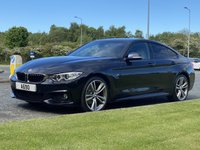 USED 2017 17 BMW 4 SERIES 2.0 420D M SPORT GRAN COUPE 4d 188 BHP Ivory Heated Leather Prof Nav