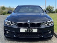 USED 2017 17 BMW 4 SERIES 2.0 420D M SPORT GRAN COUPE 4d 188 BHP Ivory Heated Leather Prof Nav