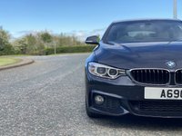 USED 2017 17 BMW 4 SERIES 2.0 420D M SPORT GRAN COUPE 4d 188 BHP Ivory Heated Leather Prof Nav