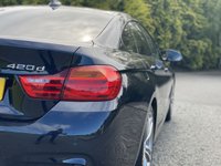 USED 2017 17 BMW 4 SERIES 2.0 420D M SPORT GRAN COUPE 4d 188 BHP Ivory Heated Leather Prof Nav