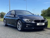 USED 2017 17 BMW 4 SERIES 2.0 420D M SPORT GRAN COUPE 4d 188 BHP Ivory Heated Leather Prof Nav
