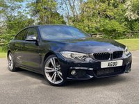 USED 2017 17 BMW 4 SERIES 2.0 420D M SPORT GRAN COUPE 4d 188 BHP Ivory Heated Leather Prof Nav