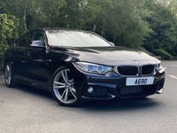 USED 2017 17 BMW 4 SERIES 2.0 420D M SPORT GRAN COUPE 4d 188 BHP Ivory Heated Leather Prof Nav