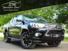 USED 2018 18 TOYOTA HI-LUX 2.4 INVINCIBLE X 4WD D-4D DCB 4d 147 BHP 1 OWNER ONLY 25K SAT NAV + VAT