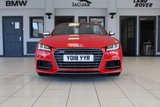 USED 2018 18 AUDI TT 2.0 TTS TFSI QUATTRO 2d 306 BHP FINISHED IN STUNNING RED COMPLIMENTED WITH BLACK LEATHER HEATED SPORTS SEATS + BEAUTIFUL, LOW MILEAGE 1 OWNER SPORTS CONVERTIBLE, COMES RECENTLY SERVICED AND IN SHOWROOM CONDITION THROUGHOUT + AUDI VIRTUAL COCKPIT DIGITAL DASH DISPLAY + BLUETOOTH PHONE AND MEDIA CONNECTIVITY + SELECTABLE DRIVING MODES + AUTOMATIC HEADLIGHTS + TTS BODY STYLING + AUDI MUSIC INTERFACE + ECO STOP/START SYSTEM + IN CAR ENTERTAINMENT AUX/USB + 4 WHEEL DRIVE + CRUISE CONTROL + ELECTRIC SPOILER + LED DAYTIME RUNNING LIG