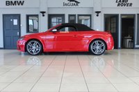 USED 2018 18 AUDI TT 2.0 TTS TFSI QUATTRO 2d 306 BHP FINISHED IN STUNNING RED COMPLIMENTED WITH BLACK LEATHER HEATED SPORTS SEATS + BEAUTIFUL, LOW MILEAGE 1 OWNER SPORTS CONVERTIBLE, COMES RECENTLY SERVICED AND IN SHOWROOM CONDITION THROUGHOUT + AUDI VIRTUAL COCKPIT DIGITAL DASH DISPLAY + BLUETOOTH PHONE AND MEDIA CONNECTIVITY + SELECTABLE DRIVING MODES + AUTOMATIC HEADLIGHTS + TTS BODY STYLING + AUDI MUSIC INTERFACE + ECO STOP/START SYSTEM + IN CAR ENTERTAINMENT AUX/USB + 4 WHEEL DRIVE + CRUISE CONTROL + ELECTRIC SPOILER + LED DAYTIME RUNNING LIG