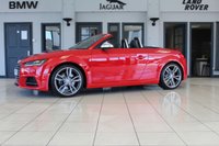 USED 2018 18 AUDI TT 2.0 TTS TFSI QUATTRO 2d 306 BHP FINISHED IN STUNNING RED COMPLIMENTED WITH BLACK LEATHER HEATED SPORTS SEATS + BEAUTIFUL, LOW MILEAGE 1 OWNER SPORTS CONVERTIBLE, COMES RECENTLY SERVICED AND IN SHOWROOM CONDITION THROUGHOUT + AUDI VIRTUAL COCKPIT DIGITAL DASH DISPLAY + BLUETOOTH PHONE AND MEDIA CONNECTIVITY + SELECTABLE DRIVING MODES + AUTOMATIC HEADLIGHTS + TTS BODY STYLING + AUDI MUSIC INTERFACE + ECO STOP/START SYSTEM + IN CAR ENTERTAINMENT AUX/USB + 4 WHEEL DRIVE + CRUISE CONTROL + ELECTRIC SPOILER + LED DAYTIME RUNNING LIG
