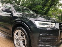 USED 2015 15 AUDI Q3 2.0 TDI QUATTRO S LINE PLUS 5d 148 BHP ZERO DEPOSIT FINANCE AVAILABLE