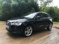 USED 2015 15 AUDI Q3 2.0 TDI QUATTRO S LINE PLUS 5d 148 BHP ZERO DEPOSIT FINANCE AVAILABLE