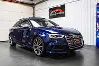 USED 2017 66 AUDI S3 2.0 S3 QUATTRO 4d 306 BHP HEATED SEATS+19" ALLOYS+NOGARO BLUE