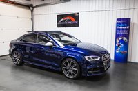 USED 2017 66 AUDI S3 2.0 S3 QUATTRO 4d 306 BHP HEATED SEATS+19" ALLOYS+NOGARO BLUE