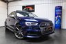 USED 2017 66 AUDI S3 2.0 S3 QUATTRO 4d 306 BHP HEATED SEATS+19" ALLOYS+NOGARO BLUE