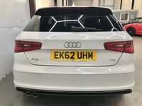 USED 2012 62 AUDI A3 2.0 TDI S LINE 3d 148 BHP GLACIER WHITE, S LINE, B-TOOTH