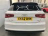 USED 2012 62 AUDI A3 2.0 TDI S LINE 3d 148 BHP GLACIER WHITE, S LINE, B-TOOTH