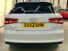 USED 2012 62 AUDI A3 2.0 TDI S LINE 3d 148 BHP GLACIER WHITE, S LINE, B-TOOTH