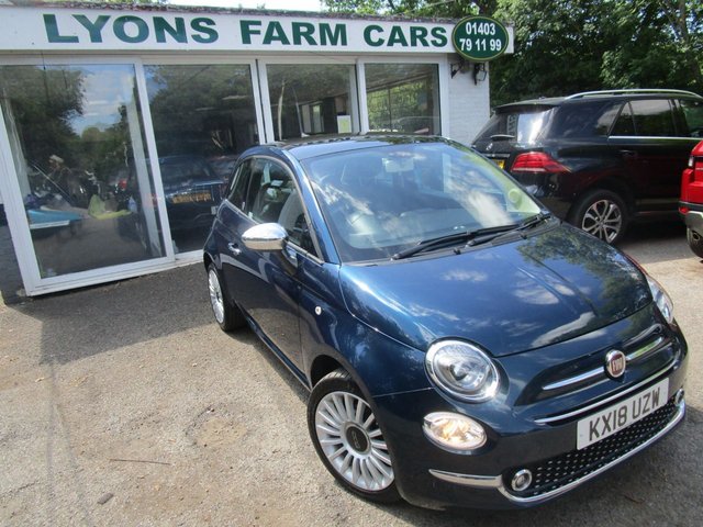 2018 18 Fiat 500 1.2 MIRROR 3d 69 BHP *SPECIAL EDITION WITH SUNROOF + ALLOYS*