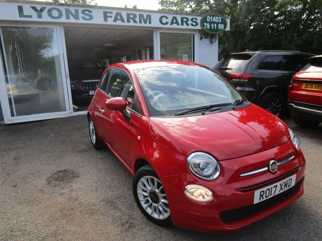 2017 17 Fiat 500 1.2 POP STAR 3d 69 BHP