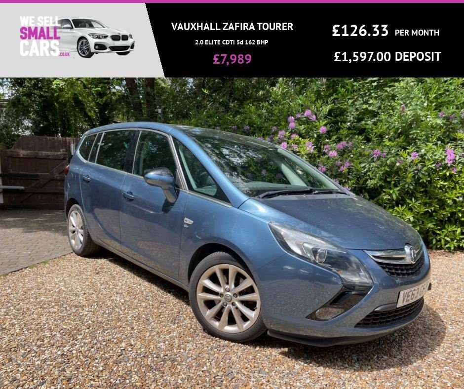 View our VAUXHALL ZAFIRA TOURER