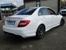 USED 2013 13 MERCEDES-BENZ C CLASS 2.1 C220 CDI BLUEEFFICIENCY AMG SPORT PLUS 4d 168 BHP Finished in POLAR WHITE with contrasting EBONY LEATHER/ALCANTARA seats. This dynamic looking saloon has some great extras. It is sporty and agile and great fun to drive. Features include, Sat Nav, Cruise Control, Front and Rear Park Sensors, 18" Alloys and much more. Dealer serviced at 15353 miles, 31221 miles, 46004 miles and on arrival127134 miles MOT due 16/2/2022.