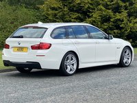 USED 2013 63 BMW 5 SERIES 2.0 520D M SPORT TOURING 5d 181 BHP Black Heated Leather Sat Nav