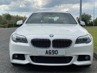 USED 2013 63 BMW 5 SERIES 2.0 520D M SPORT TOURING 5d 181 BHP Black Heated Leather Sat Nav