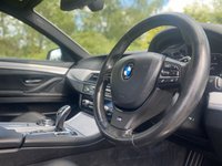 USED 2013 63 BMW 5 SERIES 2.0 520D M SPORT TOURING 5d 181 BHP Black Heated Leather Sat Nav