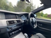 USED 2013 63 BMW 5 SERIES 2.0 520D M SPORT TOURING 5d 181 BHP Black Heated Leather Sat Nav