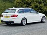 USED 2013 63 BMW 5 SERIES 2.0 520D M SPORT TOURING 5d 181 BHP Black Heated Leather Sat Nav