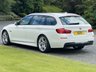 USED 2013 63 BMW 5 SERIES 2.0 520D M SPORT TOURING 5d 181 BHP Black Heated Leather Sat Nav